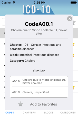 ICD-10: Codes of Diseases screenshot 2