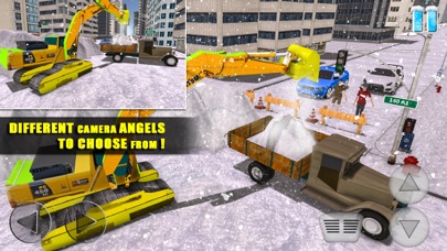 Snow Plow Truck Excavator Sim screenshot 4