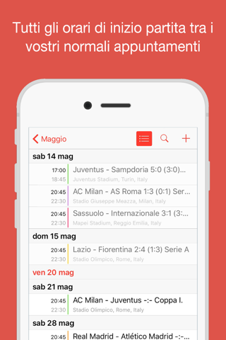 Serie A / Serie B Calendario screenshot 4