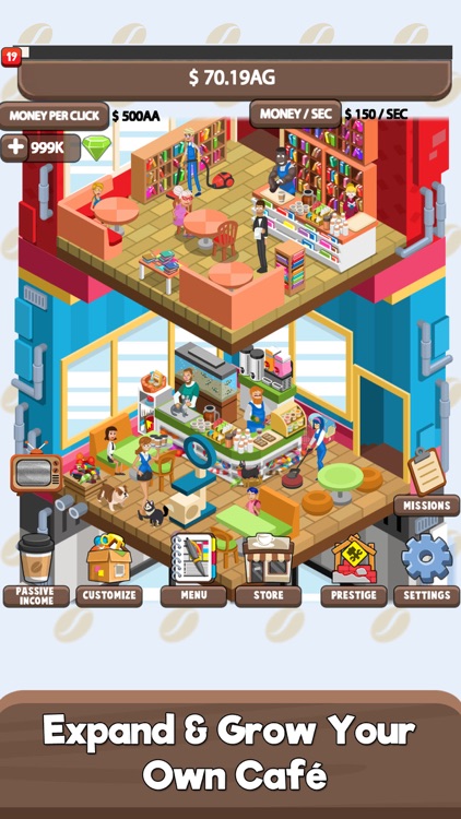 Idle Cafe Tycoon - Tap Story