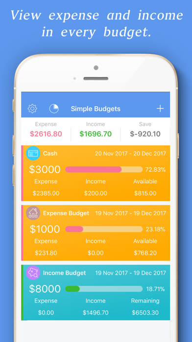 Budget - Quickly Add Budget screenshot 3