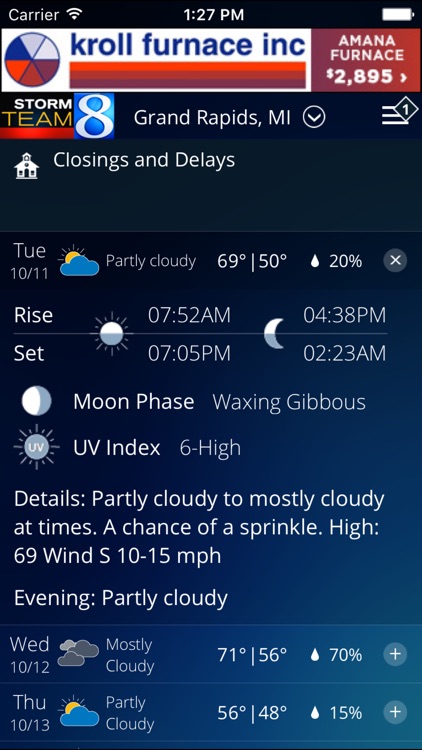 Storm Team 8 - WOODTV8 Weather screenshot-3