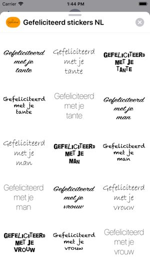 Gefeliciteerd stickers NL(圖7)-速報App