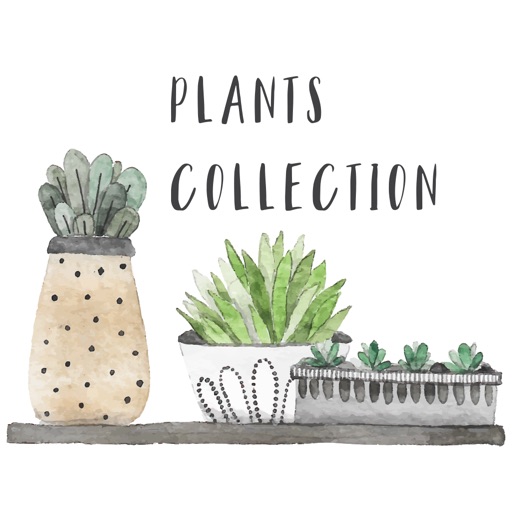 Watercolor Plants Stickers icon