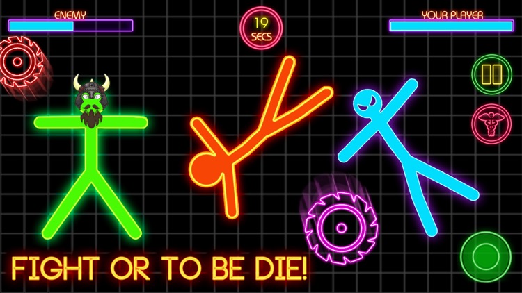 Stickman War Lightsaber Games screenshot-3