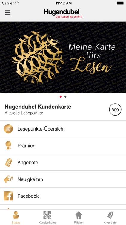 Hugendubel Kundenkarten-App