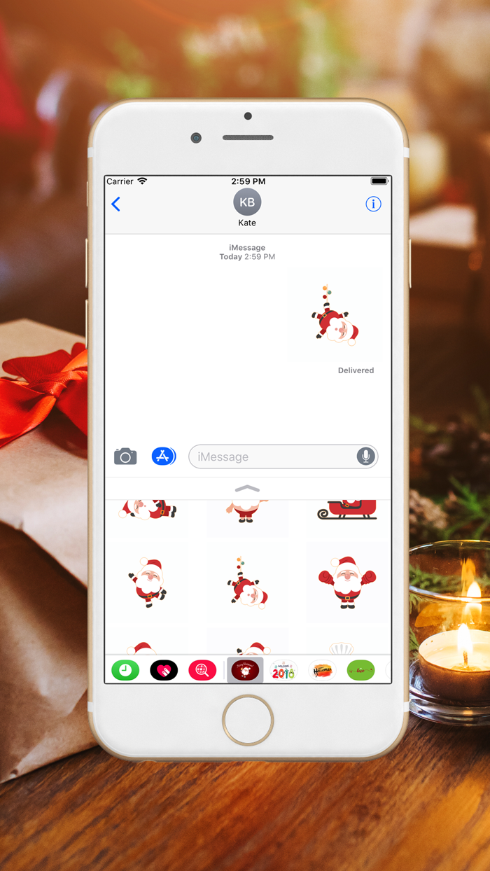 Santa Claus Stickers