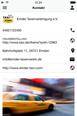 Emder Taxenvereinigung e.V. screenshot 2