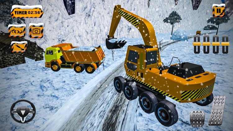 Snow Plow Truck Driver Game screenshot-3