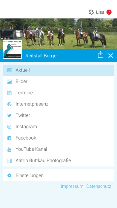 Reitstall Berger screenshot 2