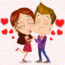 Love Couple Animated Stickers