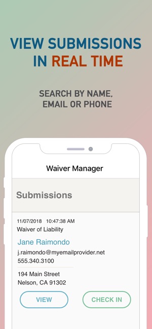 Waiver Manager Paperless Kiosk(圖2)-速報App