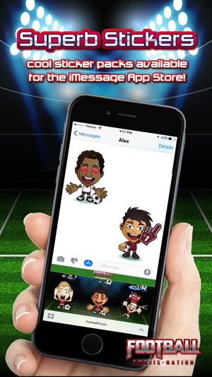 足球表情符號國家 - Football Emojis(圖4)-速報App