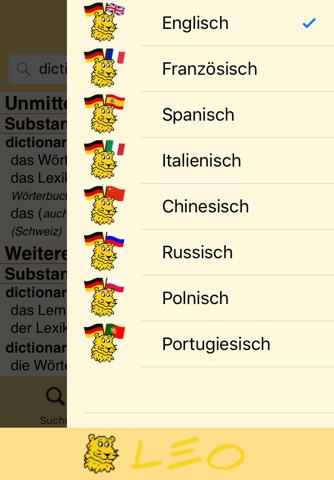 LEO Wörterbuch screenshot 3