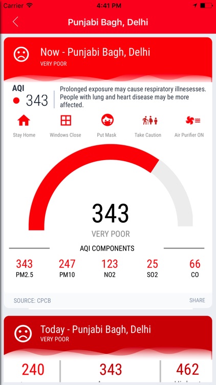 3min.life - pollution and AQI