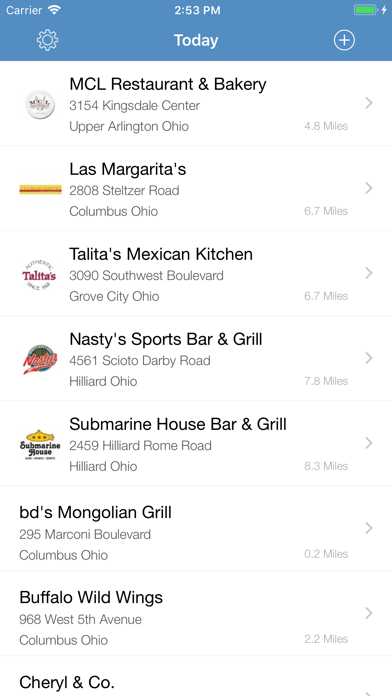 Screenshot #1 pour KidsEatFree: Restaurant Finder