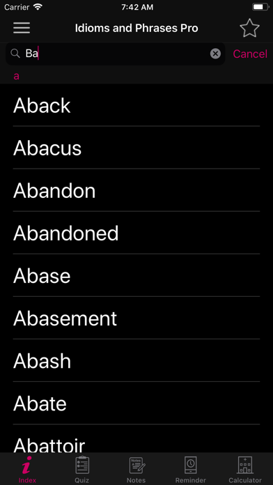 Antonym Synonyms DictionaryPro screenshot 2