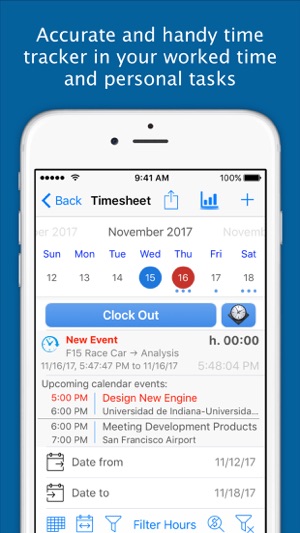 Hours, Time Tracker, Expense