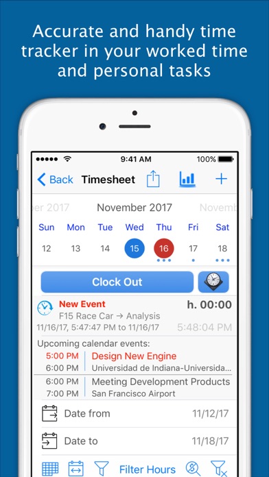 How to cancel & delete Hours, Time Tracker, Expense from iphone & ipad 1