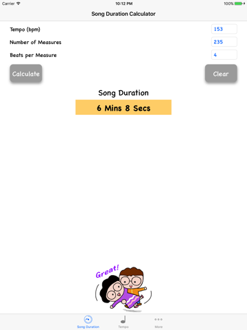 Music Calculator - Tools for Composers & Arrangers screenshot 3