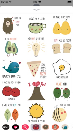 Cute Love Puns Sticker Pack(圖3)-速報App