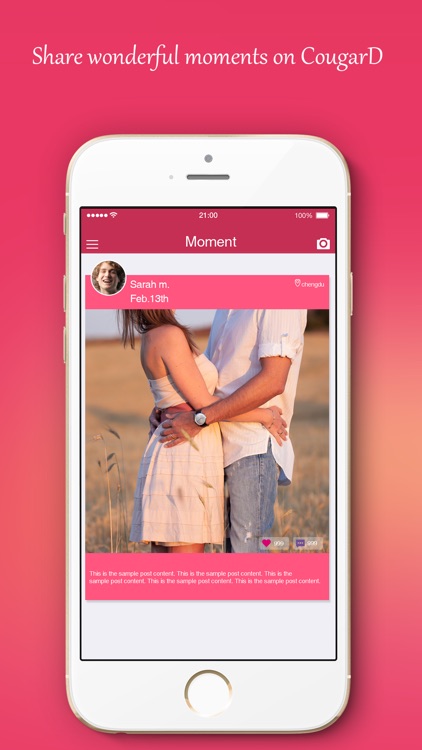 #1 Cougar Dating App - CougarD screenshot-4