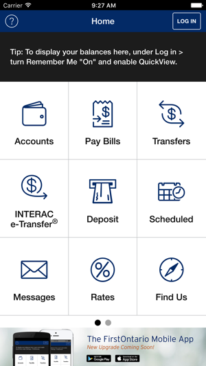 FirstOntario Credit Union App