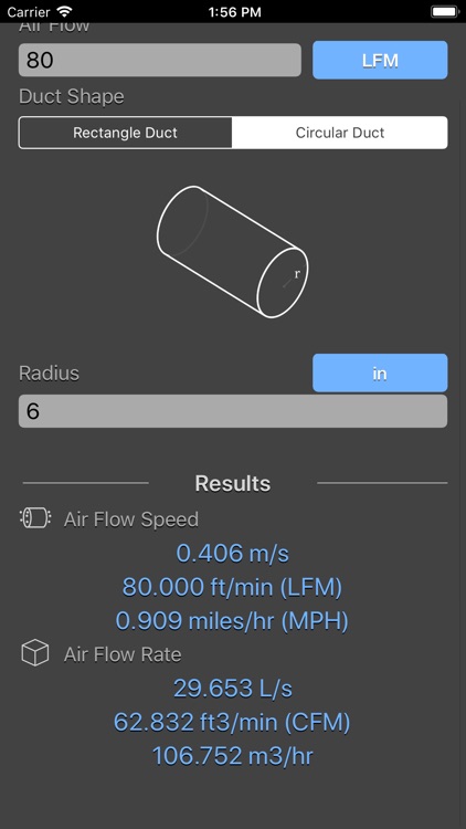 Air Flow Conversion Calculator screenshot-3