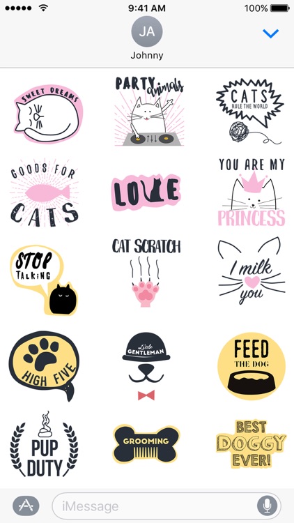 Pets Rule! Stickers