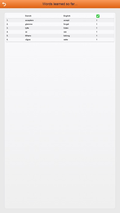 Learn Danish Words 2.6.1 IOS -