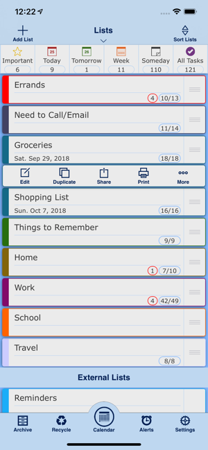 ‎Listaway: To Do List & Errands Screenshot