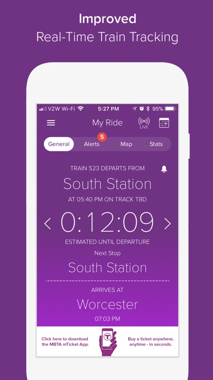 MBTA Commuter Rail App