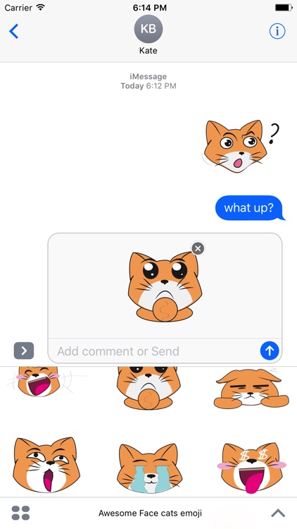 Awesome Face cats emoji