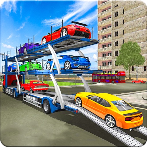 City Sports Car Truck Transport icon