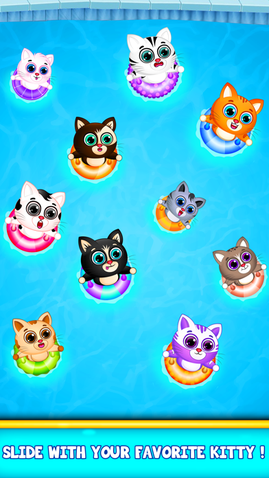 Kitty Pool Slide Fun screenshot 3