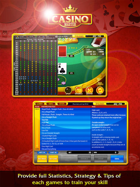 Cheats for Casino Master