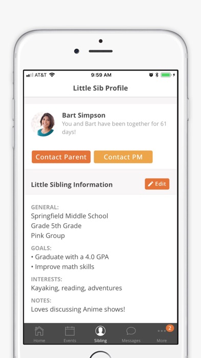 Horizons for Youth Mentor App screenshot 3