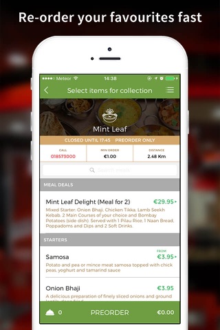 Mint Leaf Indian Dublin screenshot 3