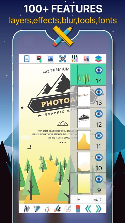 Poster & Graphic Maker - Create Photo Backgrounds