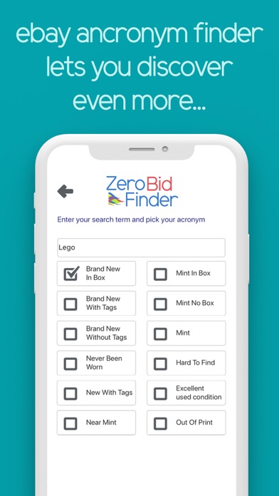 Zero Bid Finder for eBay Screenshot 8