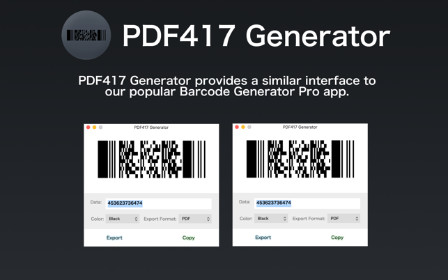 PDF417 Generator - PDF417 Code Maker / C