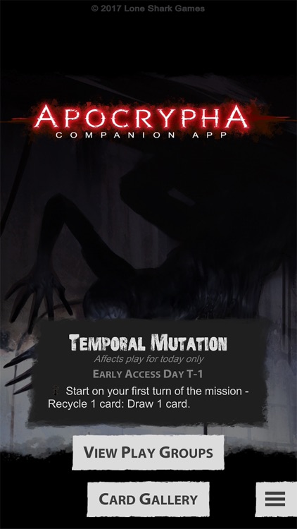 Apocrypha Companion App