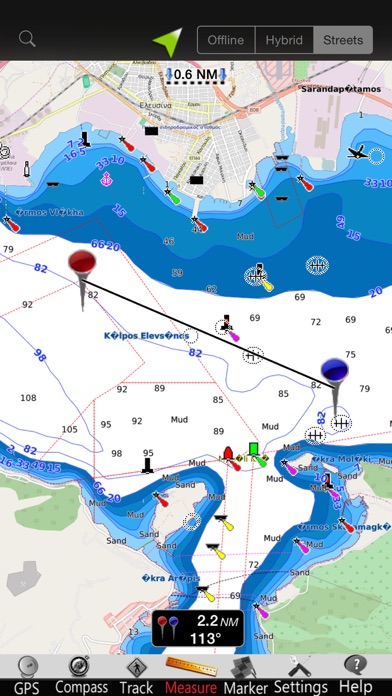 Greece GPS Nautical charts Screenshot 4