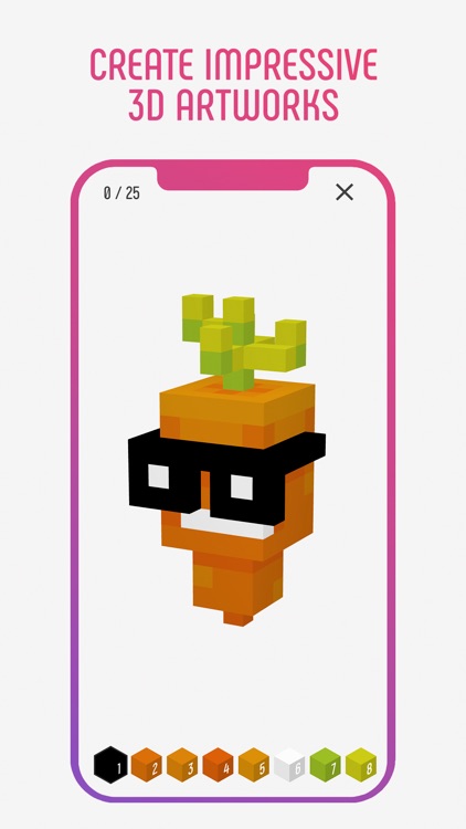 Coloring Happy Pixels 3D screenshot-3