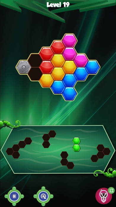 Hexagon Block Logic Puzzle screenshot 4