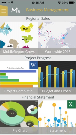 M.Report - Mobile Portal