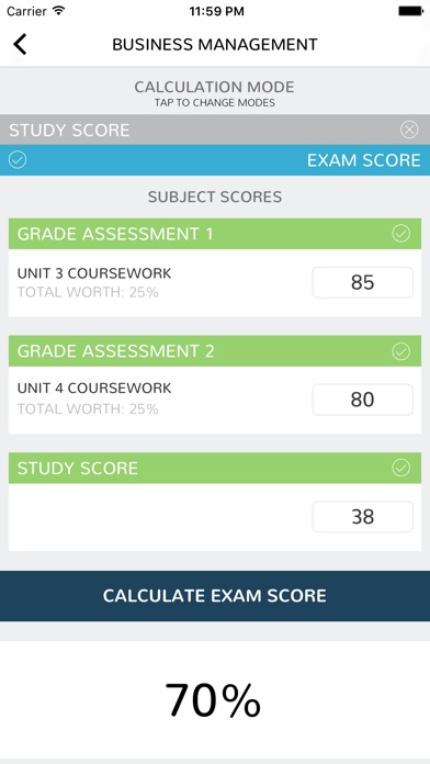 Study Score Calculator screenshot 3