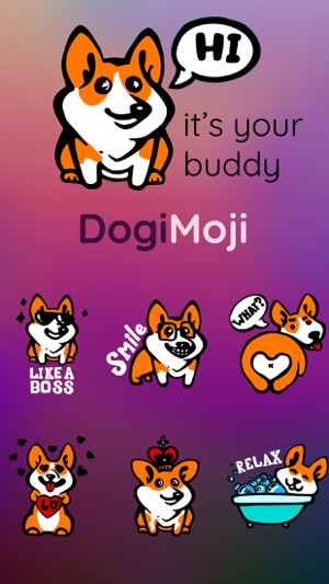 DogiMoji Funny Dog Sticker App