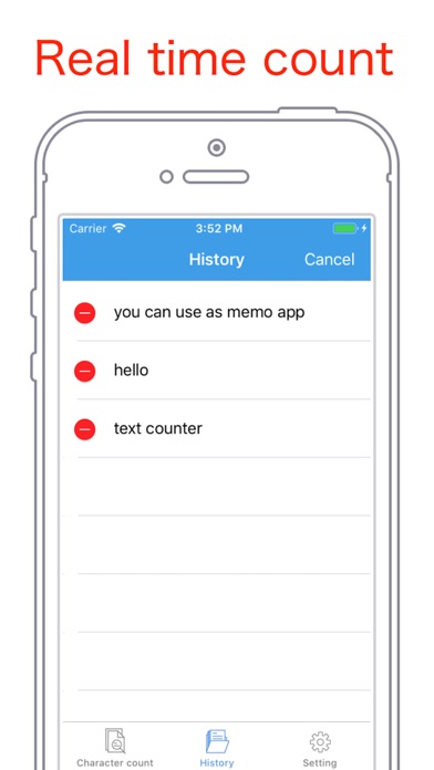 Memo & Text Counter -MojiCon- screenshot 3