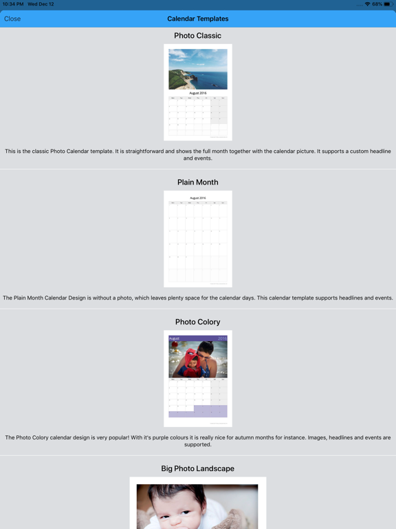 Pically – PDF Calendar Maker screenshot 2